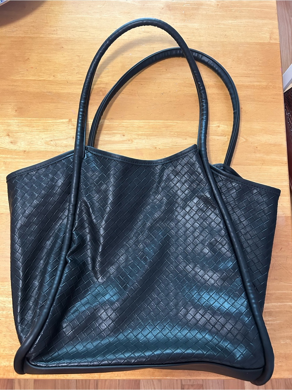 black ASOS tote